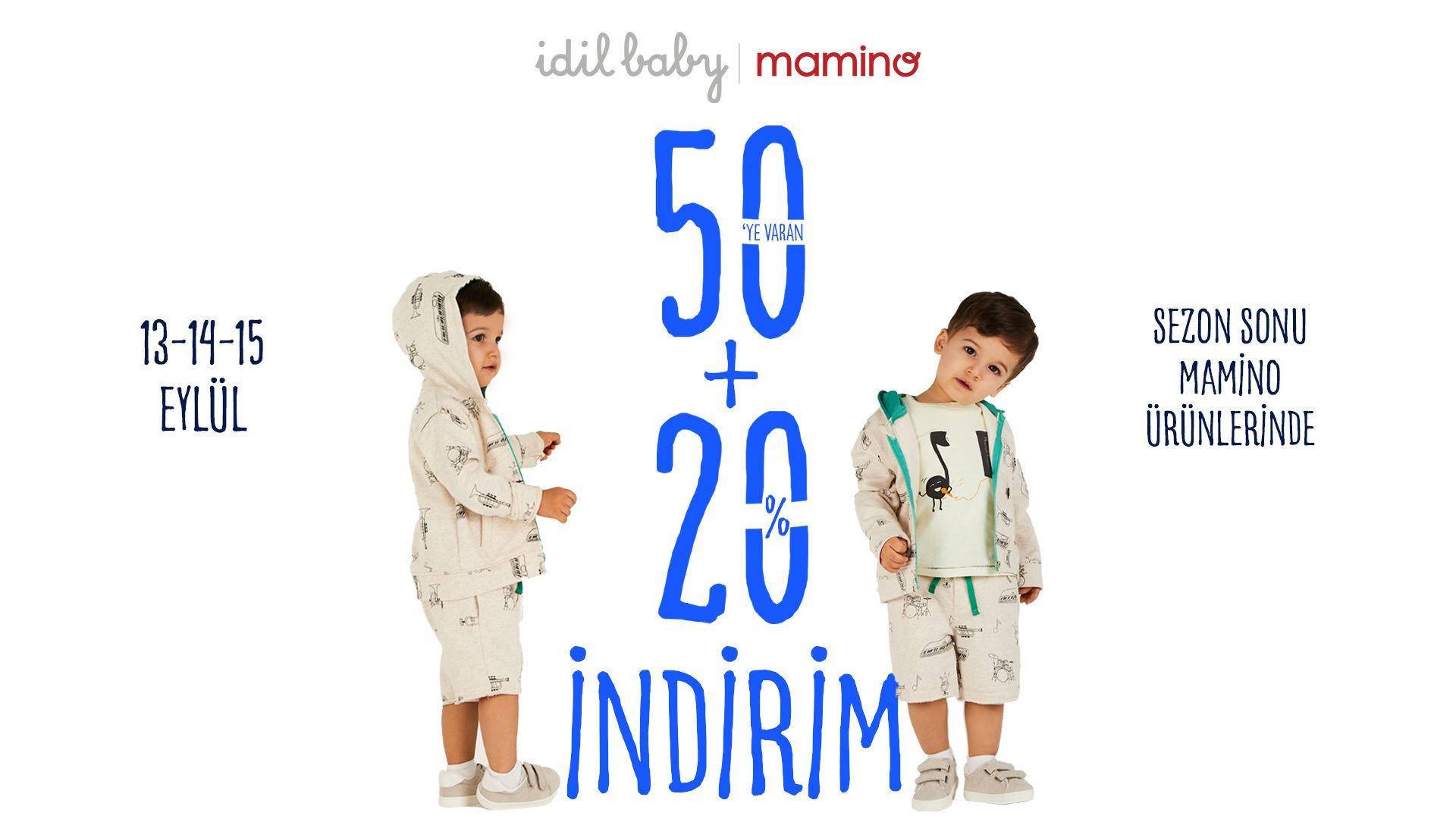 %50'ye Varan İndirim + %20 İndirim