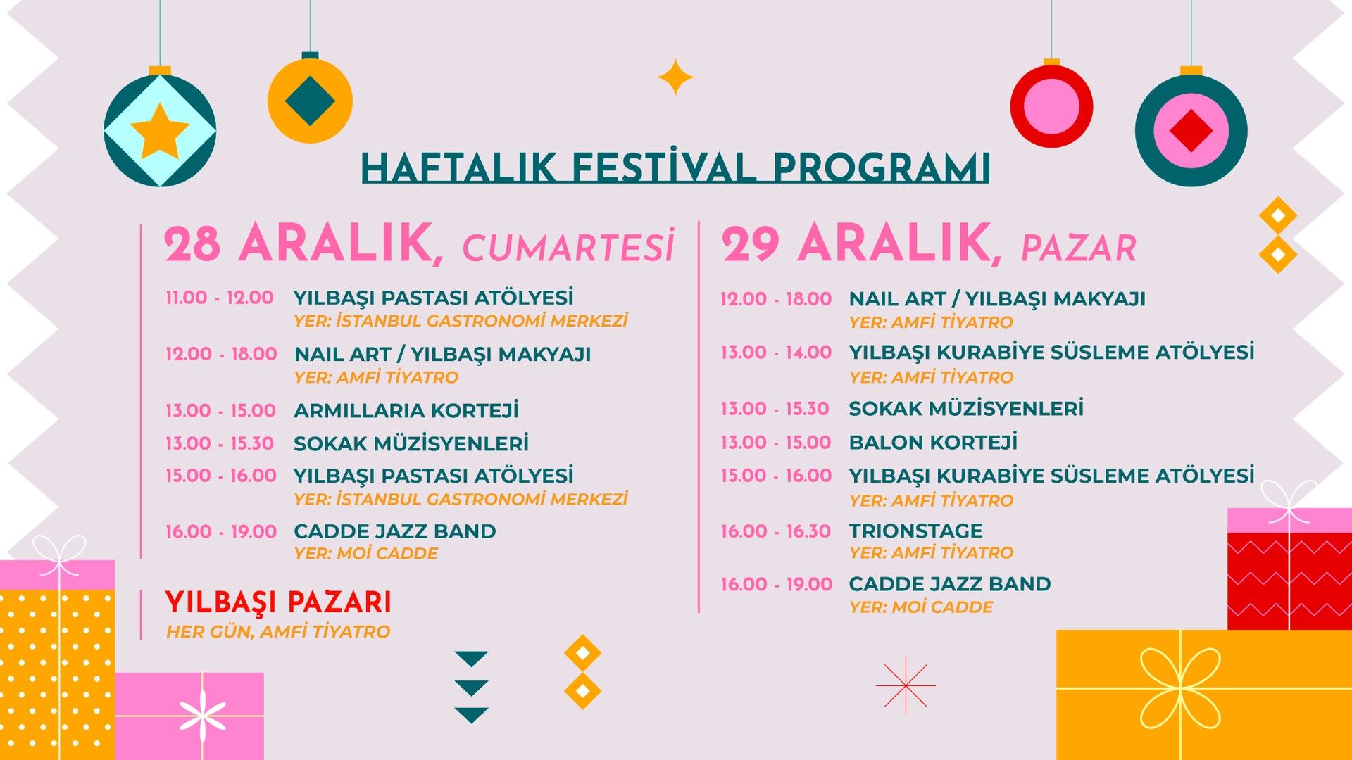 Haftalık Festival Programı Kapak Görseli